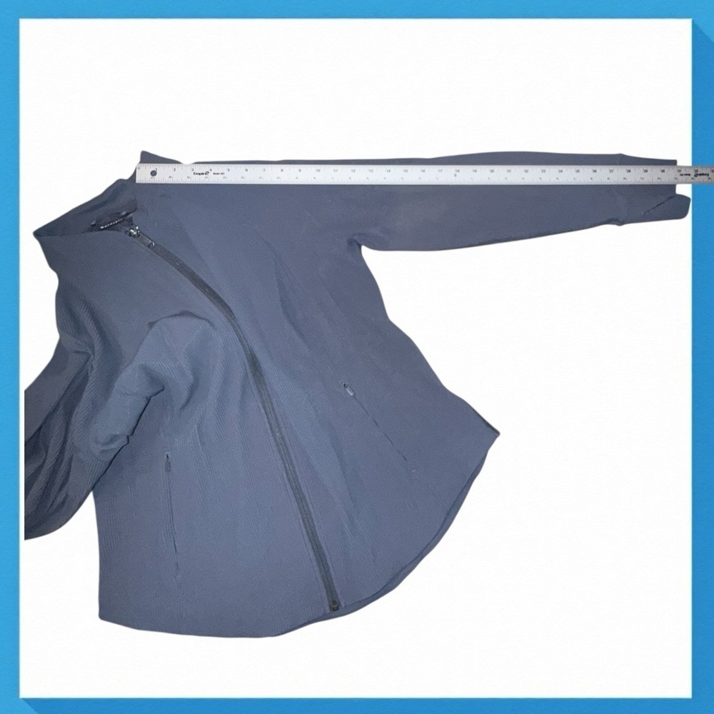 Athleta Salutation Ribbed Jacket - Plus 2x Granit… - image 7